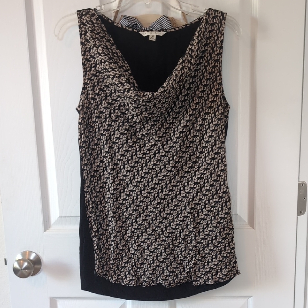 Stylish Black and Cream Women's Top